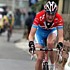 Frank Schleck just has dropped Koes Moerenhout in the Poggio during Milano - San Remo 2006
